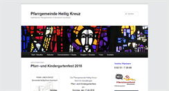 Desktop Screenshot of heilig-kreuz-bensheim.de