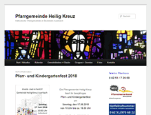 Tablet Screenshot of heilig-kreuz-bensheim.de
